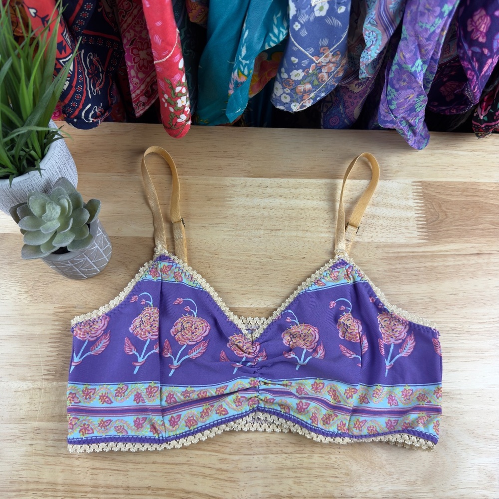 ✨ Spell Bralette Bohemian Royale  ✨  Purple ✨ L